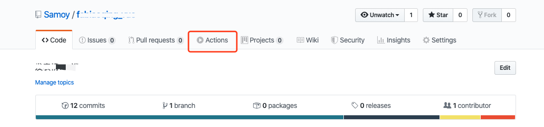 github actions